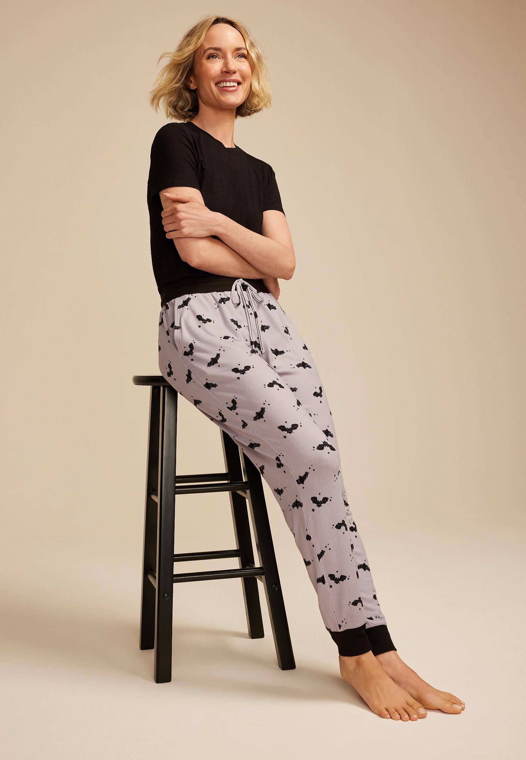 Flying Bats Jogger Pajama Pants Product Image