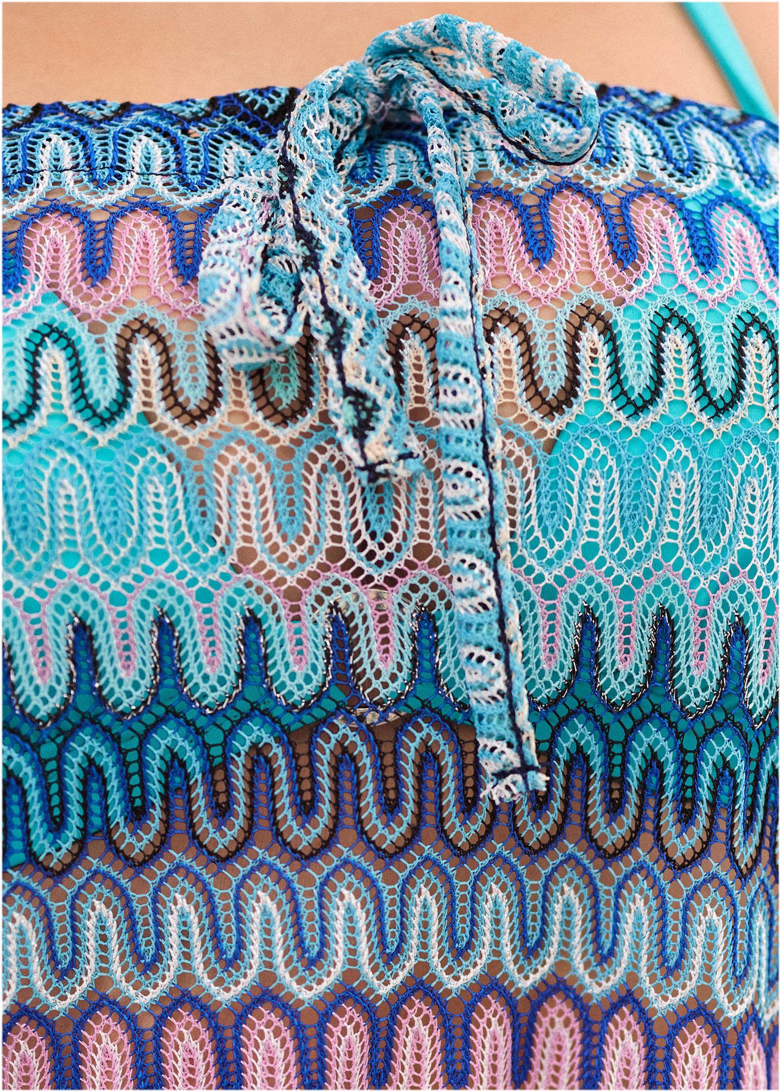 Crochet Maxi Skirt - Starlight Blue Multi Product Image