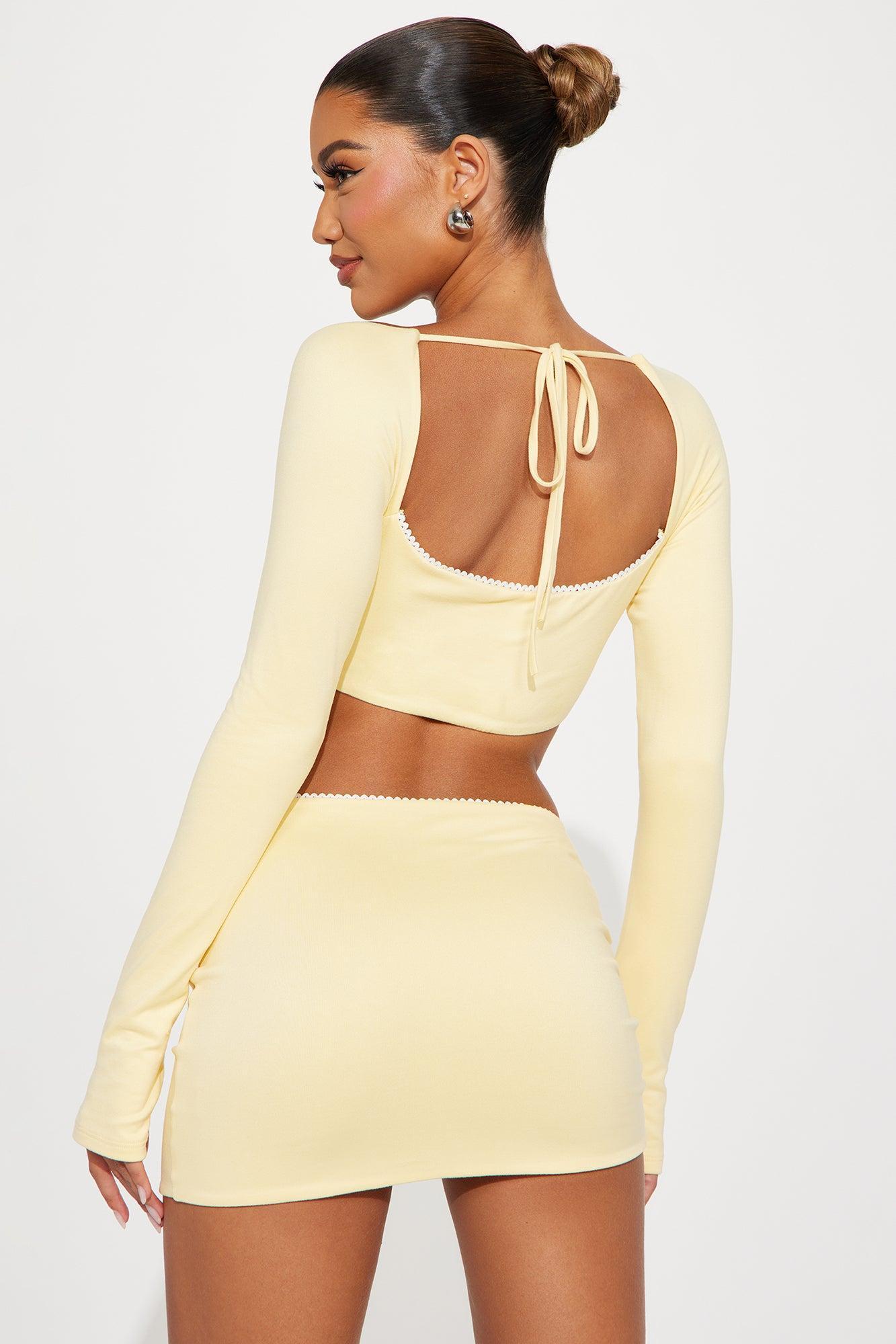 Walking on Sunshine Skirt Set - Yellow Product Image