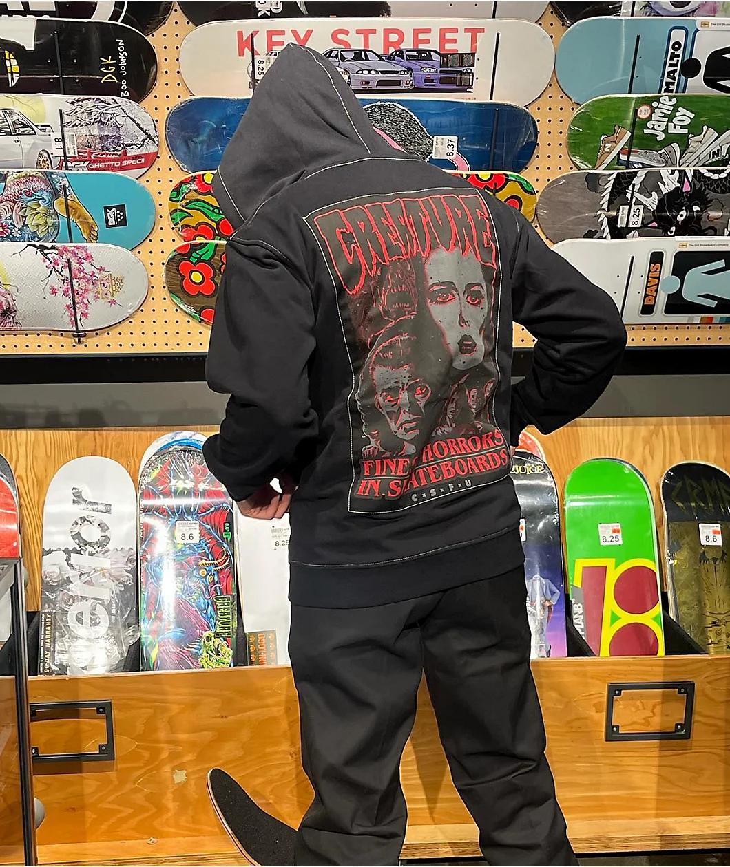 Creature Prequel Patch Black Zip Hoodie Product Image