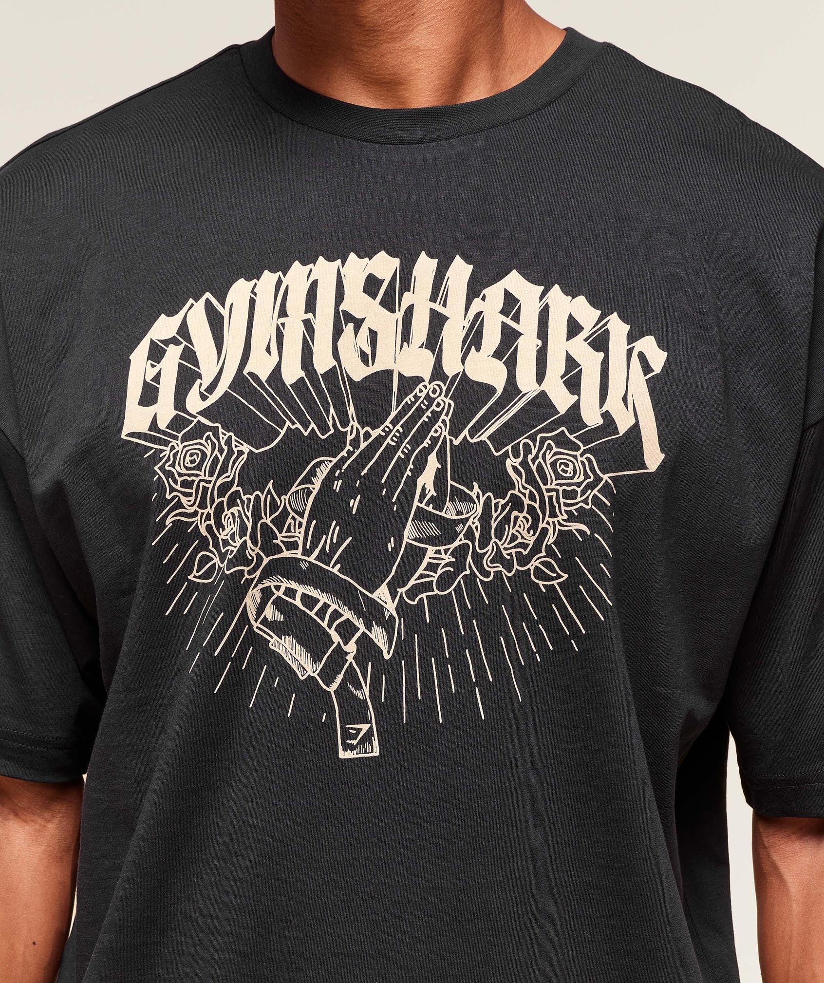 Gymshark Hispanic Heritage T-Shirt - Black Male Product Image