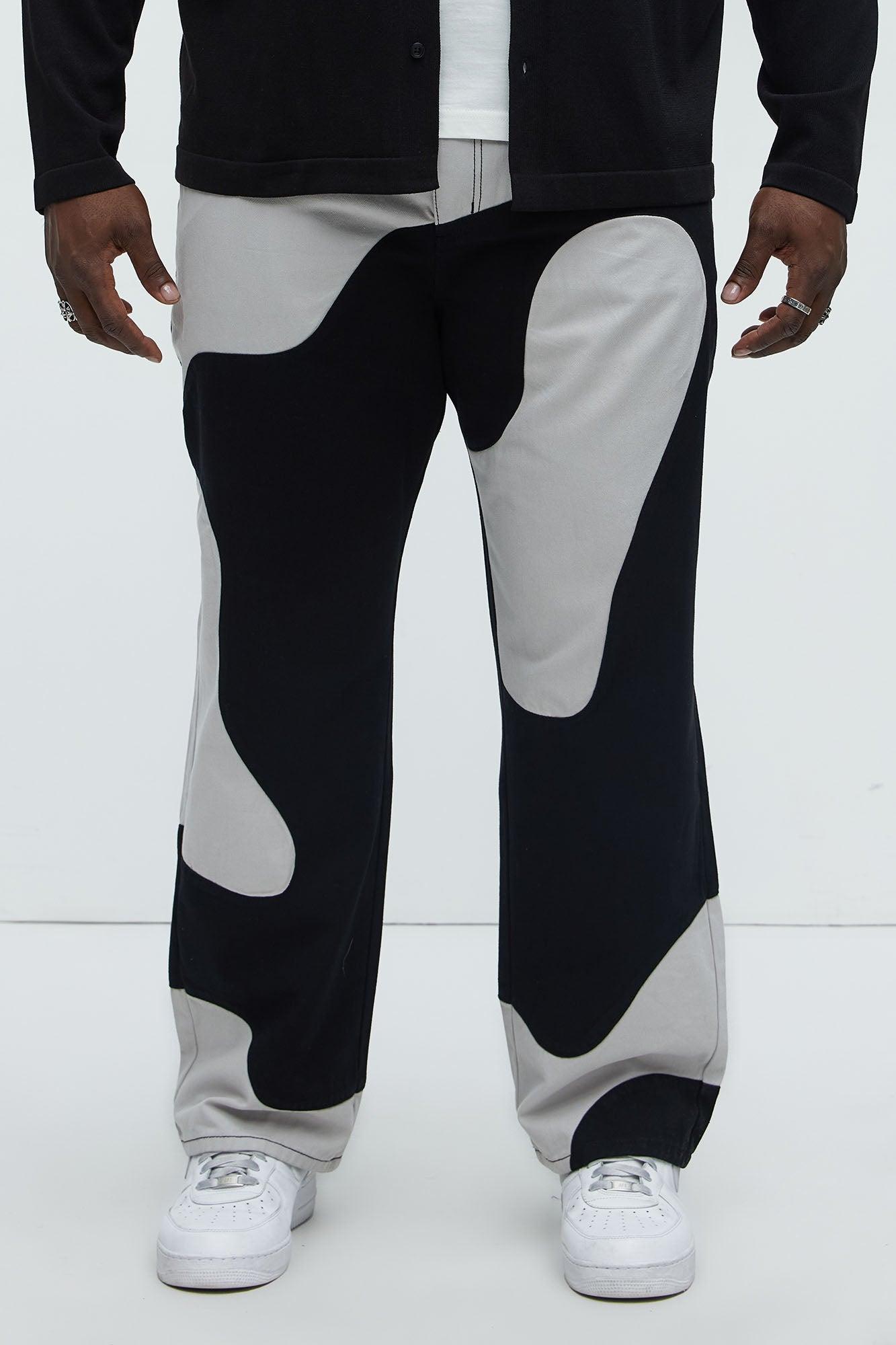 Lava Straight Pants - Black/combo Product Image