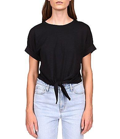 Sanctuary All Day Tie Front Tee Product Image