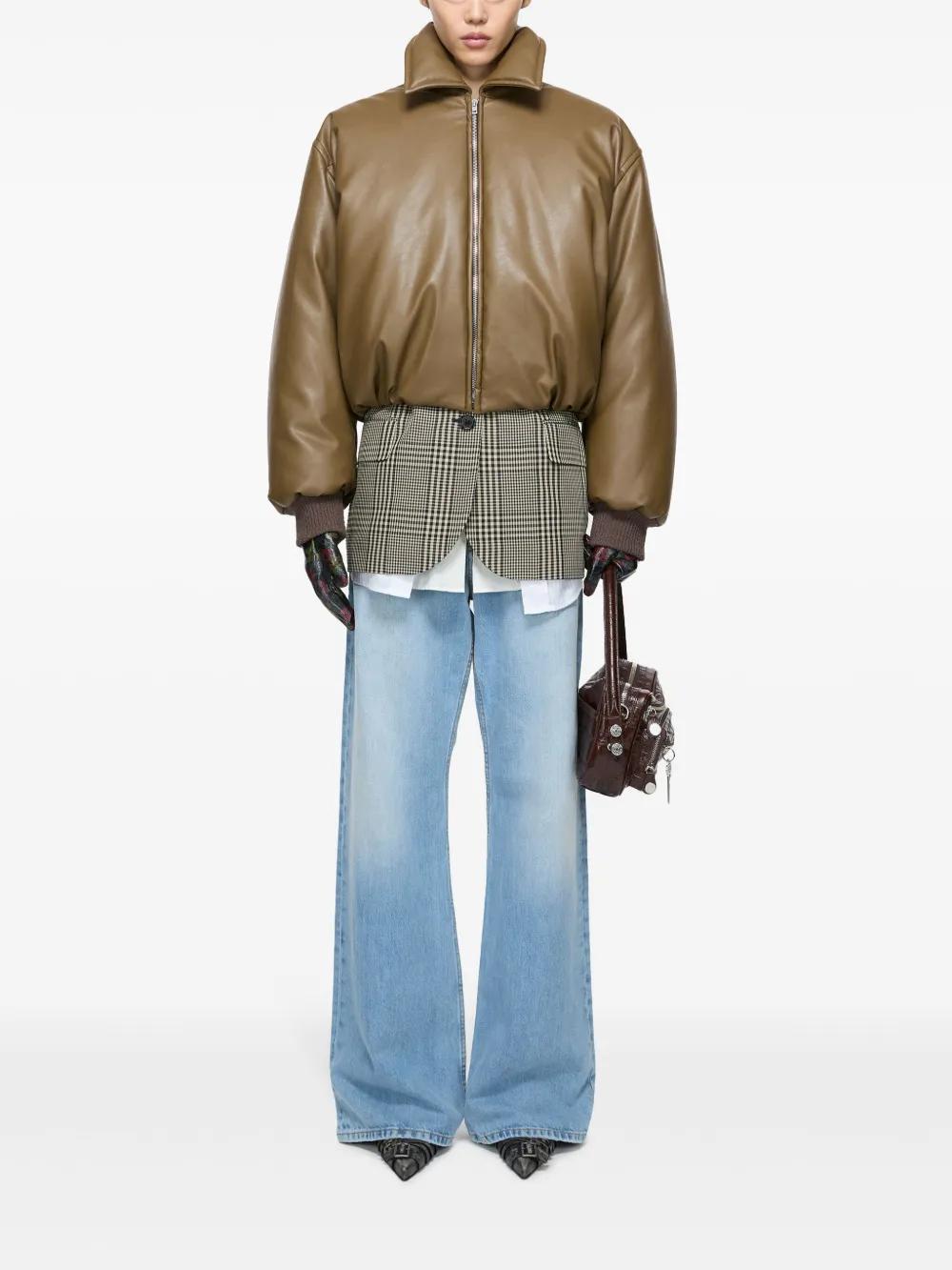 coated bomber jacket Product Image