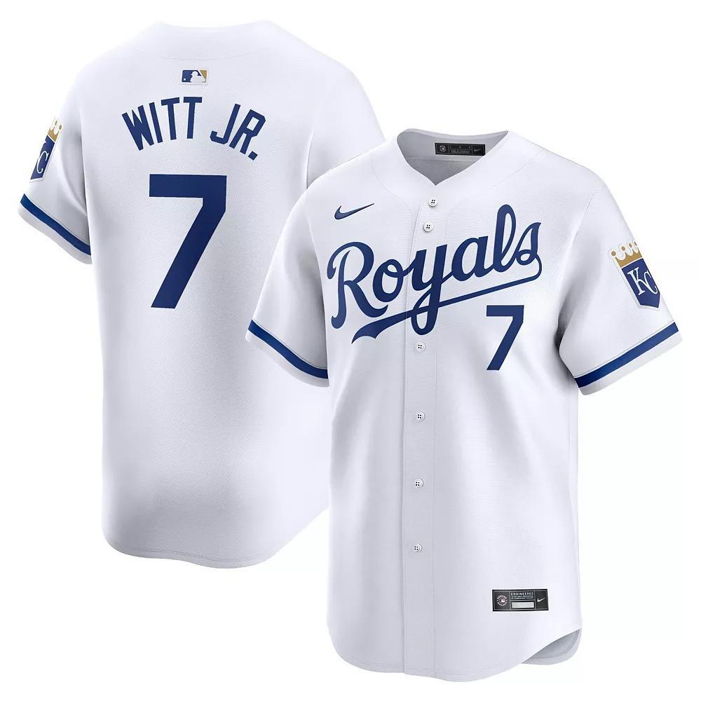 Men's Nike Bobby Witt Jr. White Kansas City Royals Home Limited Player Jersey, Size: Small Product Image