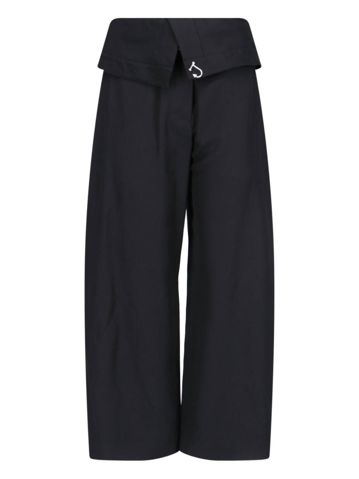 JW ANDERSON Black Viscose Trousers Product Image