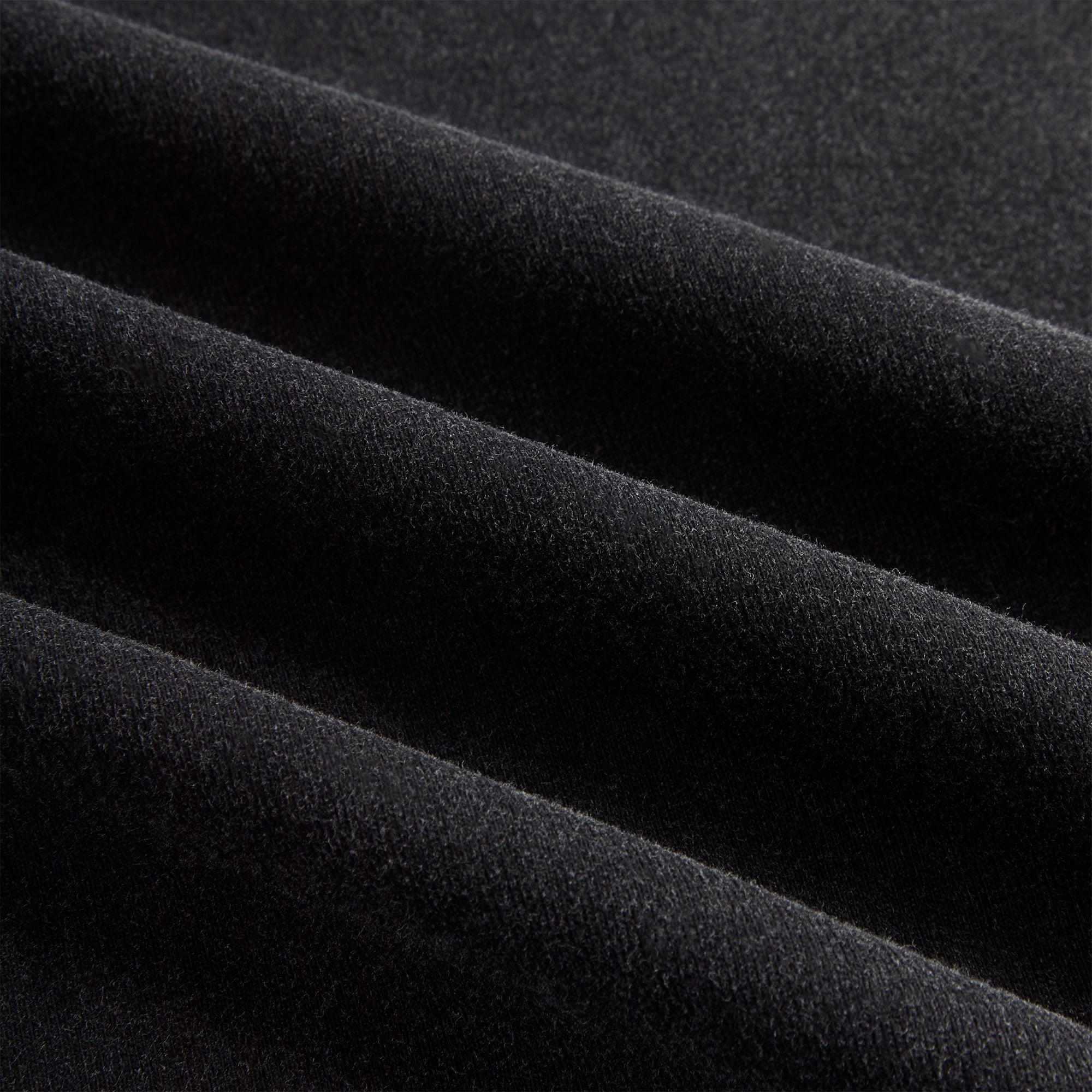 Kith Sueded Jersey Bishop Tee - Black Male Product Image