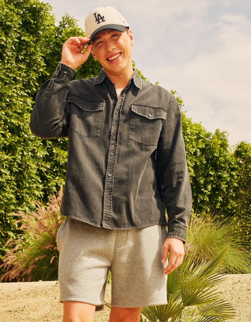RSQ Mens Sweat Shorts - HEATHER GRAY Product Image