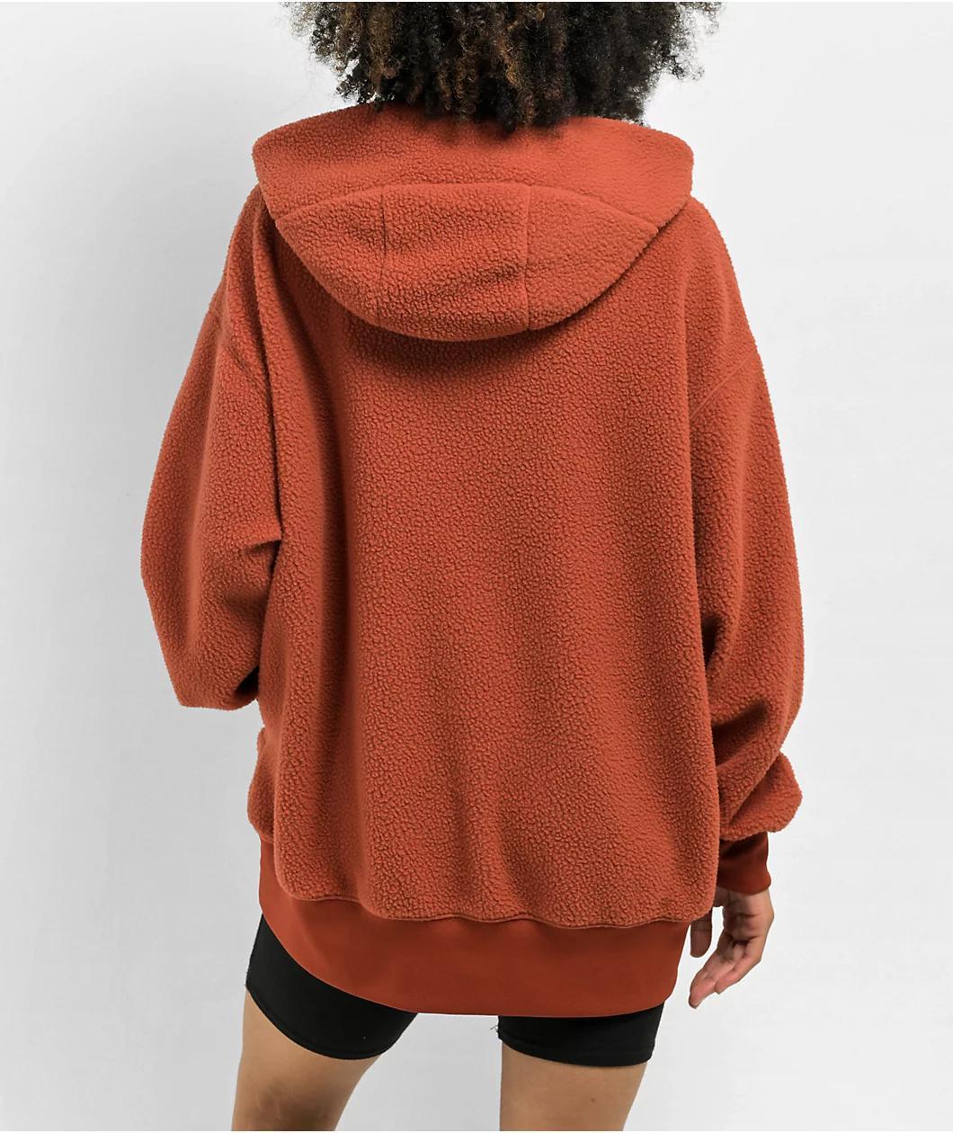 Nike Sportswear Rugged Orange Fleece Hoodie Product Image