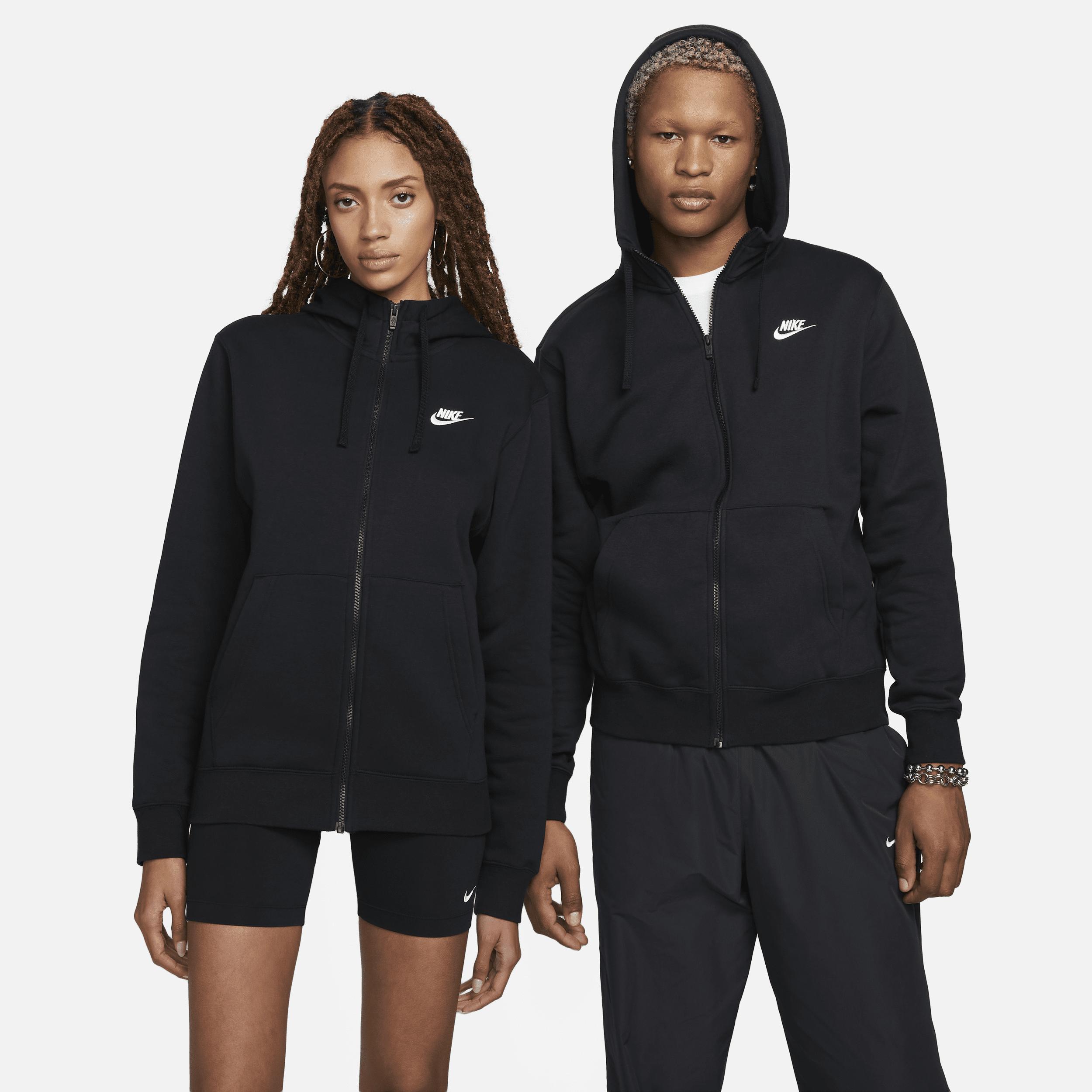 Mens Nike Sportswear Club Fleece Full-Zip Hoodie Grey Heather Product Image