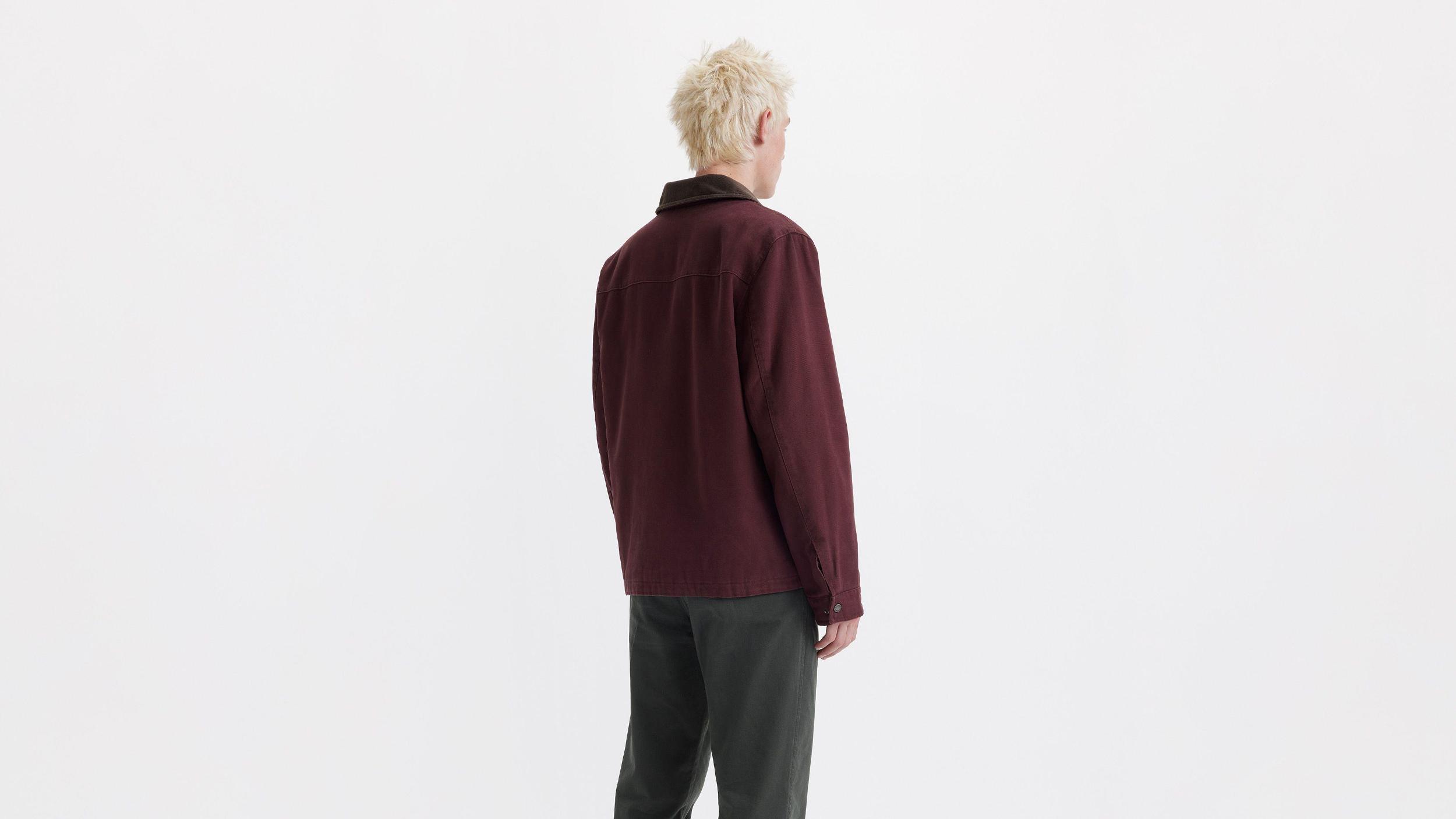 Chore Coat with Corduroy Collar Jacket Product Image