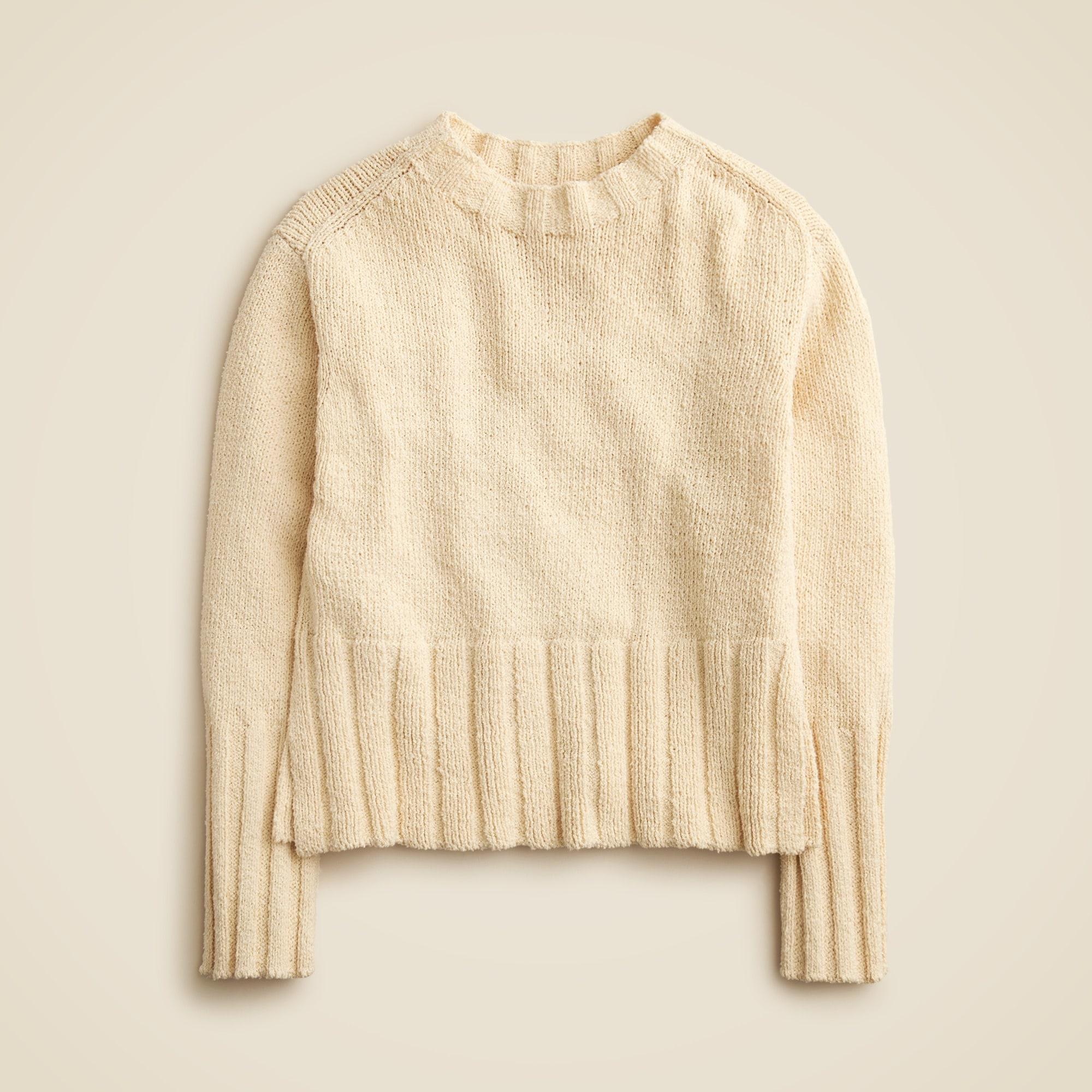 Marina sweater in textured cotton blend Product Image
