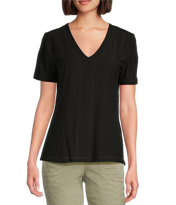 Westbound Short Sleeve V-Neck Top Product Image