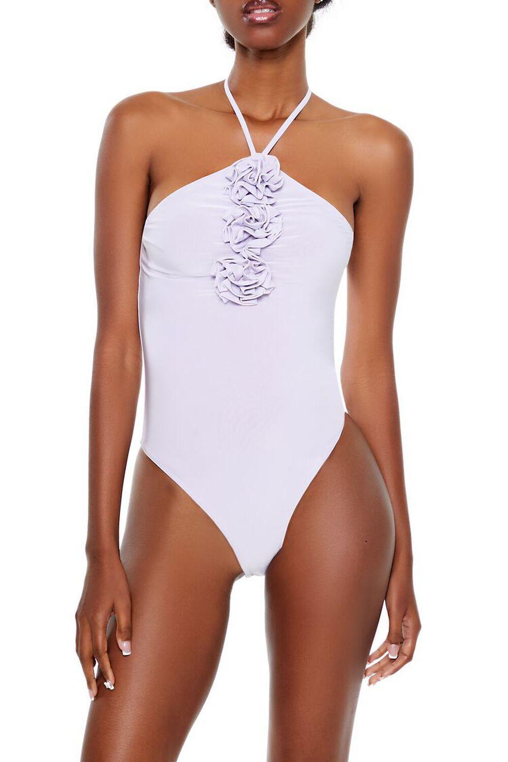 Rosette Halter Bodysuit | Forever 21 Product Image