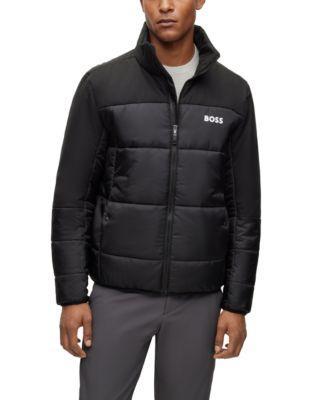 Boss by Hugo Boss Mens Regular-Fit Water-Repellent Padded Jacket - Light Product Image
