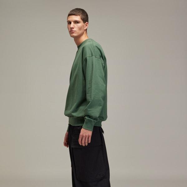 adidas Y-3 French Terry Crew Sweater Black S Mens Product Image