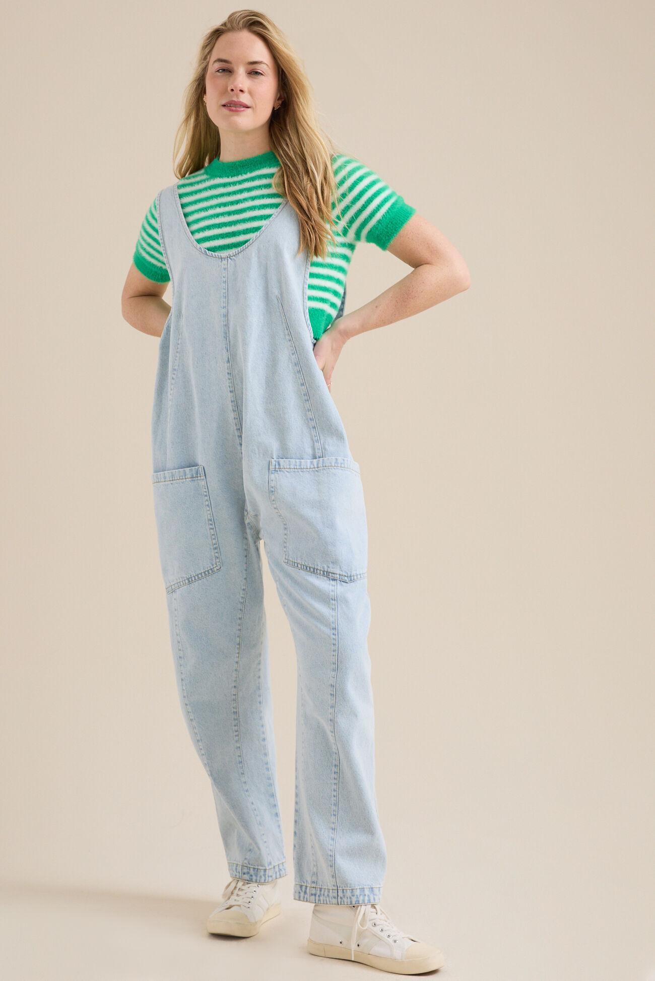 Indy Denim Jumpsuit Product Image