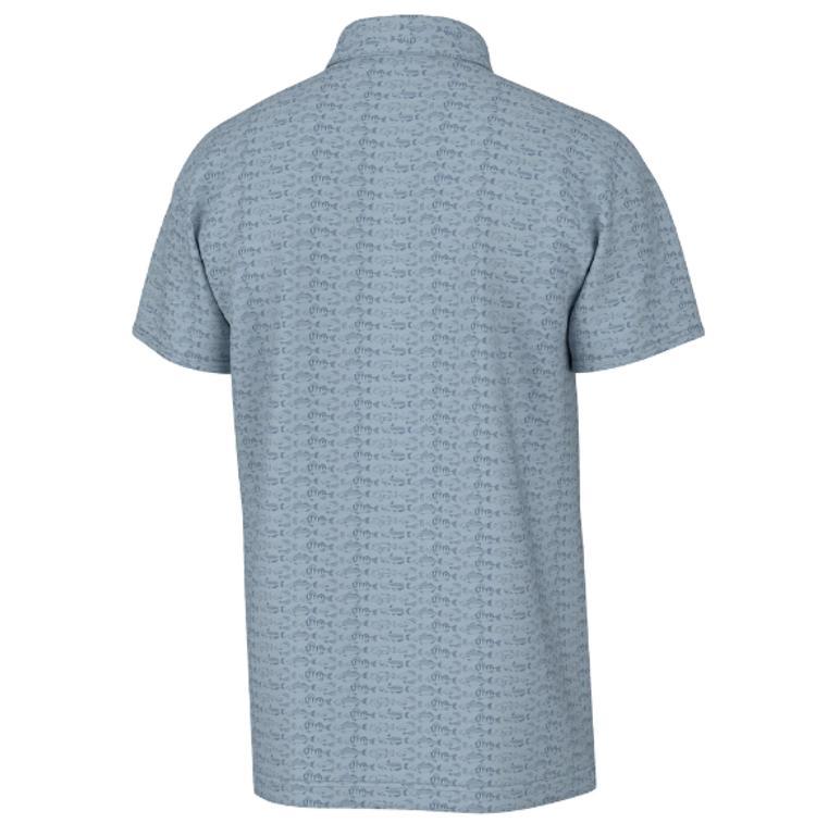 Local Boy® Men's S/S Slate Freshwater Dirty Myrtle Polo Product Image