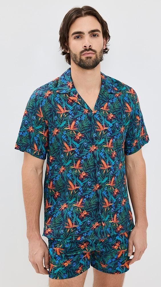 Vilebrequin Charli Linen Camp Shirt | Shopbop Product Image