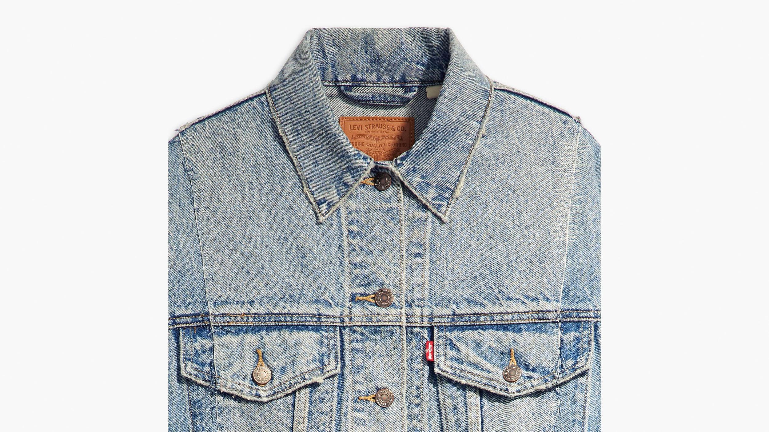 90s Repaired Trucker Jacket Product Image