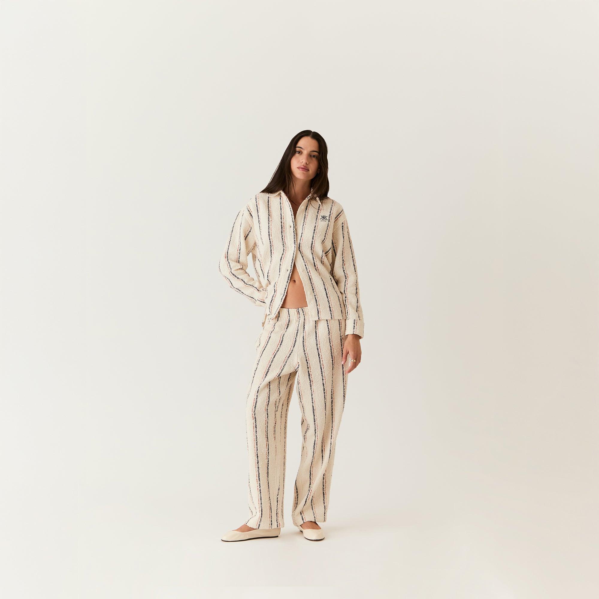 Kith Women Ava Boucle Track Pant - Whisper Female Product Image