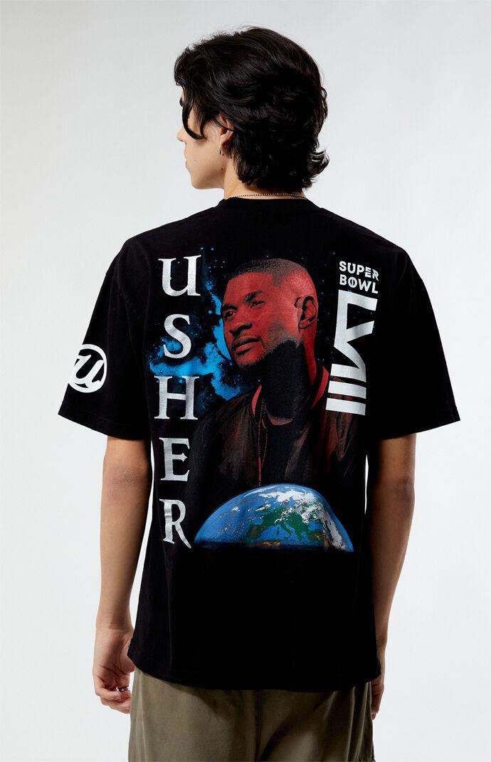 Mitchell & Ness Men's x Usher x NFL Worldwide T-Shirt Product Image