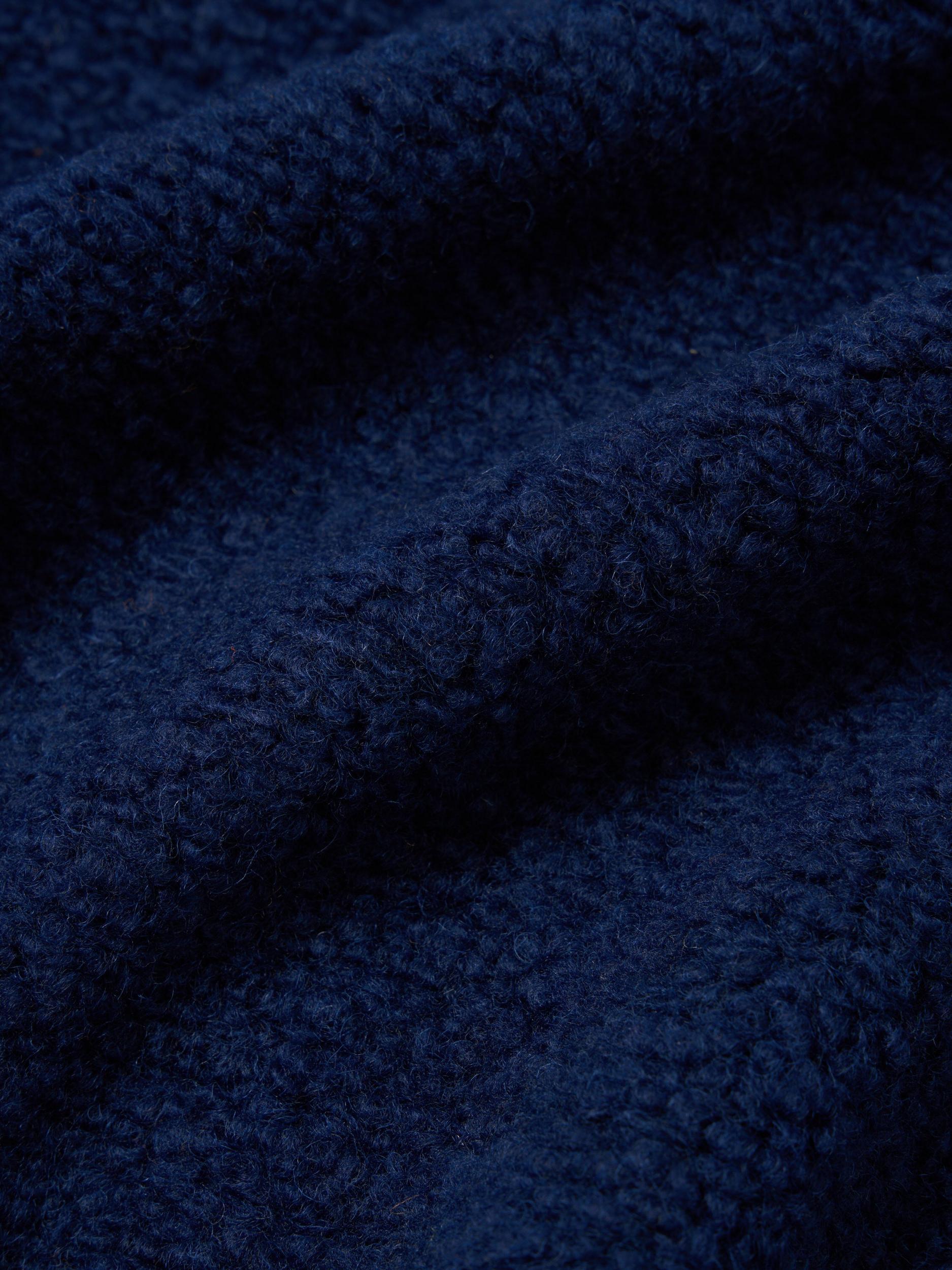 Navy Alvar Fleece Lancaster Jacket Product Image