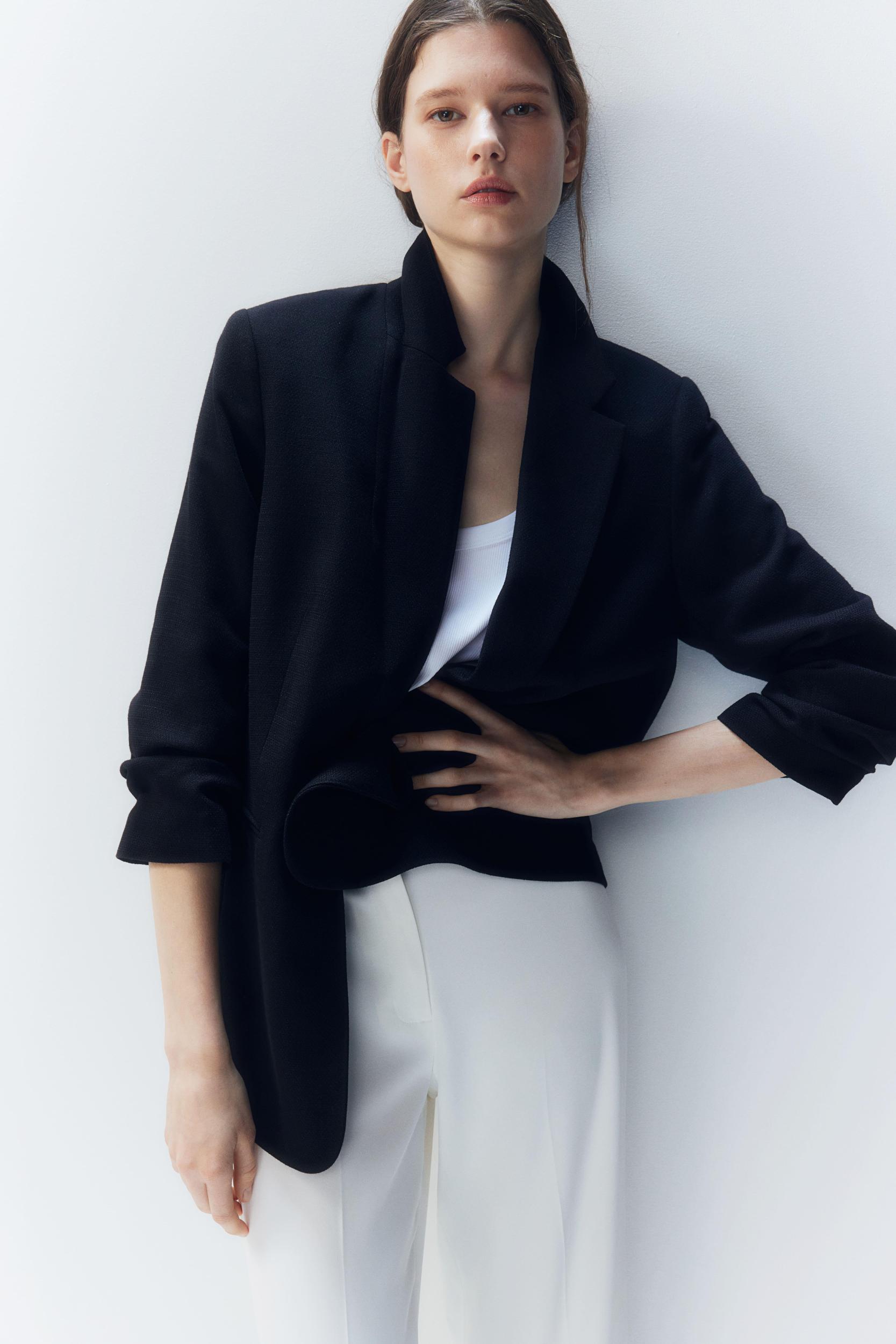 Gathered-Sleeve Jacket Product Image