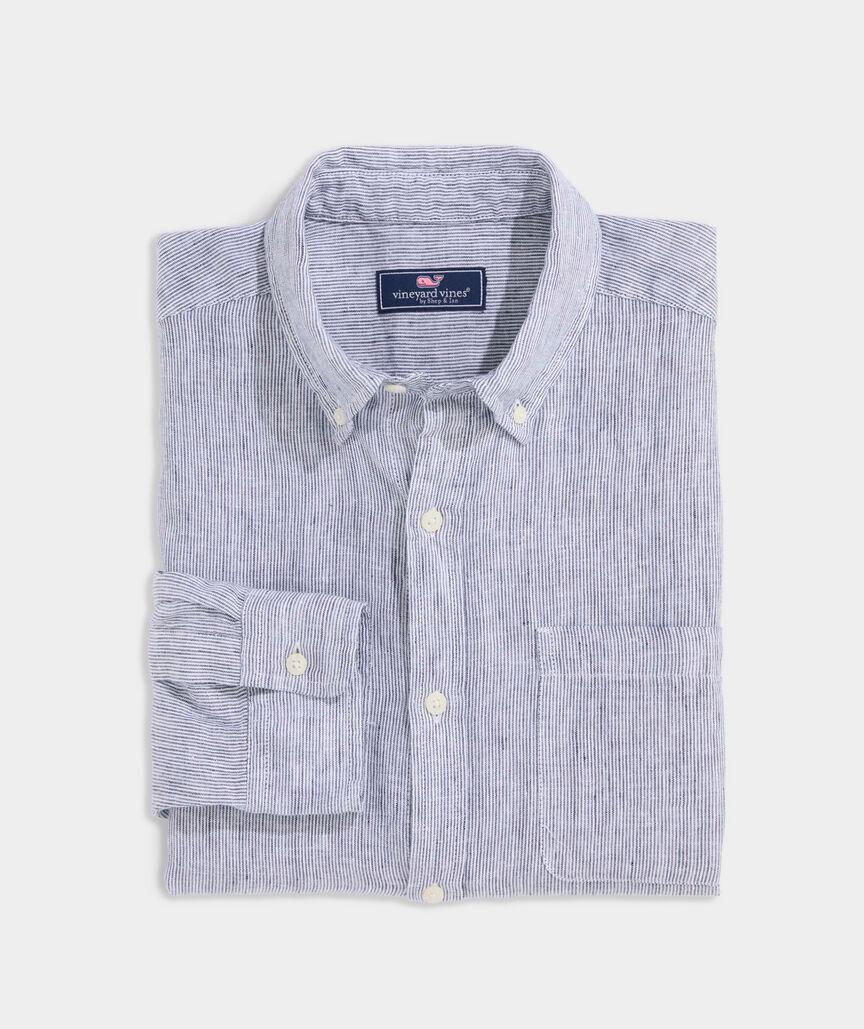 Leeward Stripe Linen Shirt Product Image