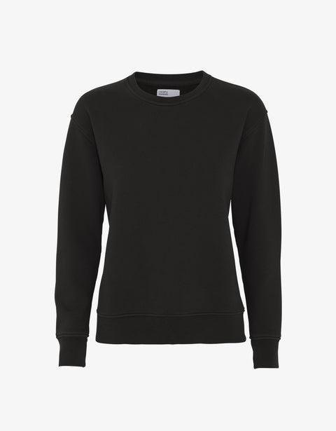 Women Classic Organic Crew - Deep Black Product Image