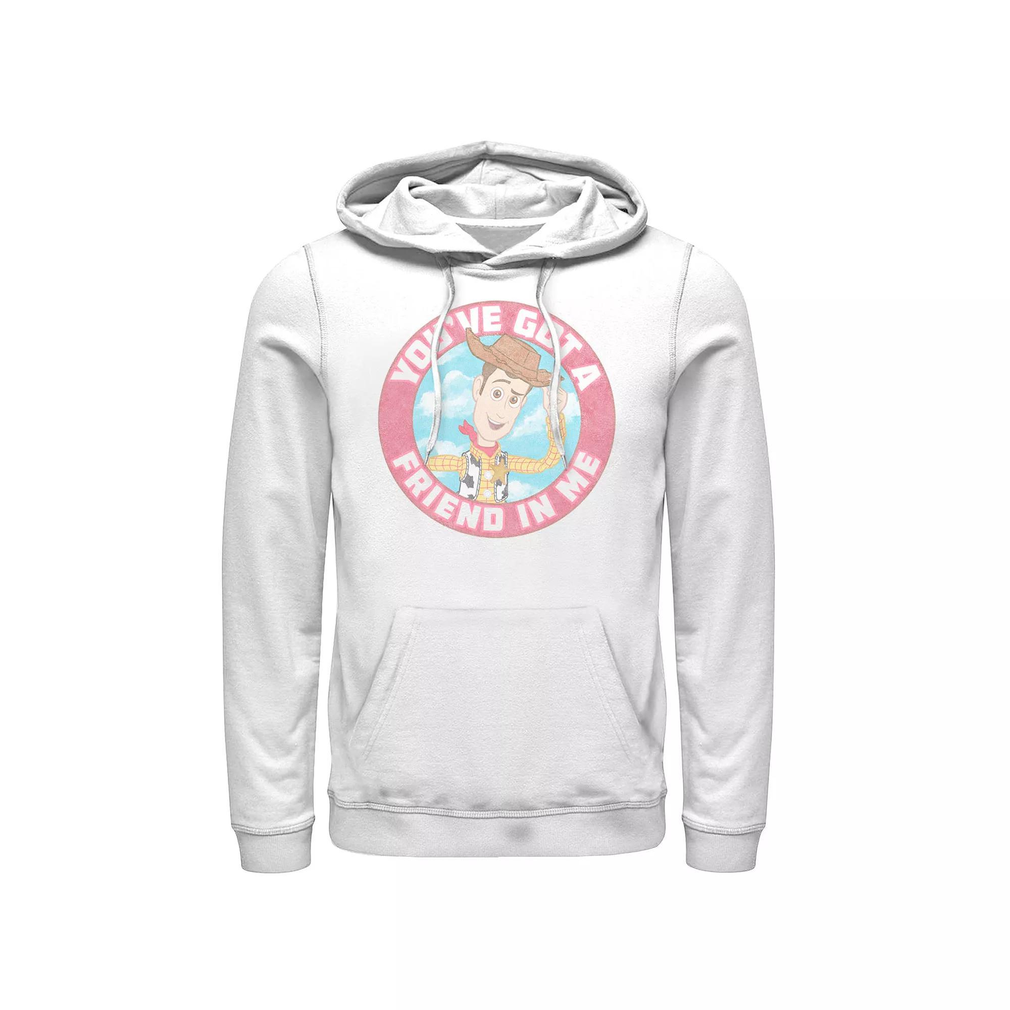 Disney's A Goofy Movie Men's Group Shot Logo Hoodie, Size: XL, Athletic Grey Product Image