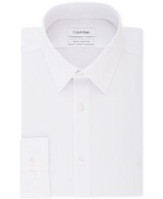 David Donahue Trim Fit Super Fine Twill Dress Shirt Product Image