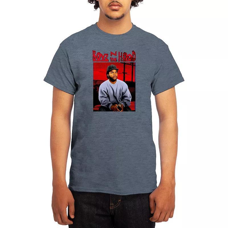 Men's Attack on Titan Distressed Cadet Corp Emblem Tee, Boy's, Size: XXL, Grey Red Product Image