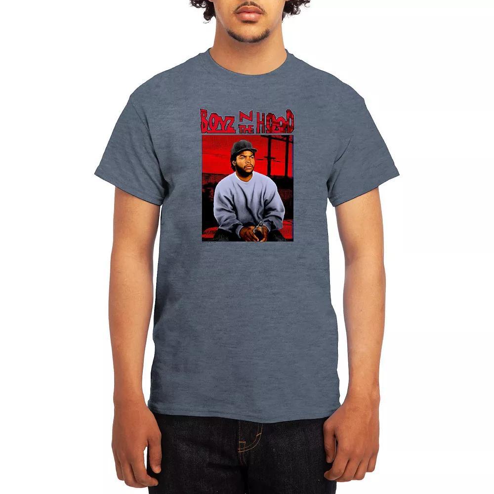 Men's Attack on Titan Distressed Cadet Corp Emblem Tee, Boy's, Size: XXL, Grey Red Product Image