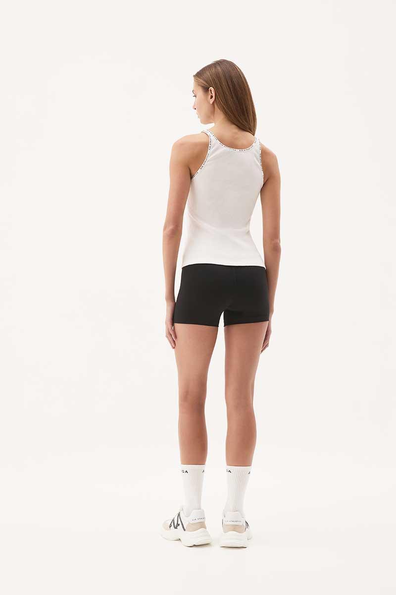 Logo Strap Ribbed Tank 142 Product Image