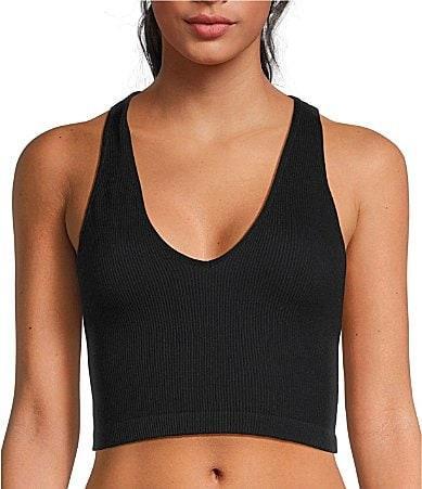 Free Throw Ribbed Crop Tank Product Image