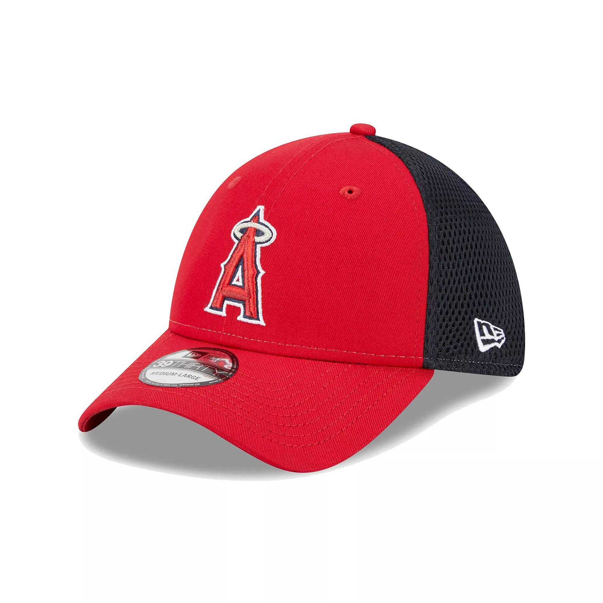 Mens New Era Los Angeles Angels Team Neo 39THIRTY Flex Hat Product Image
