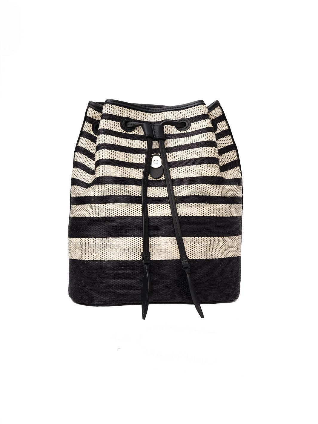The Backpack in Striped Fique Product Image