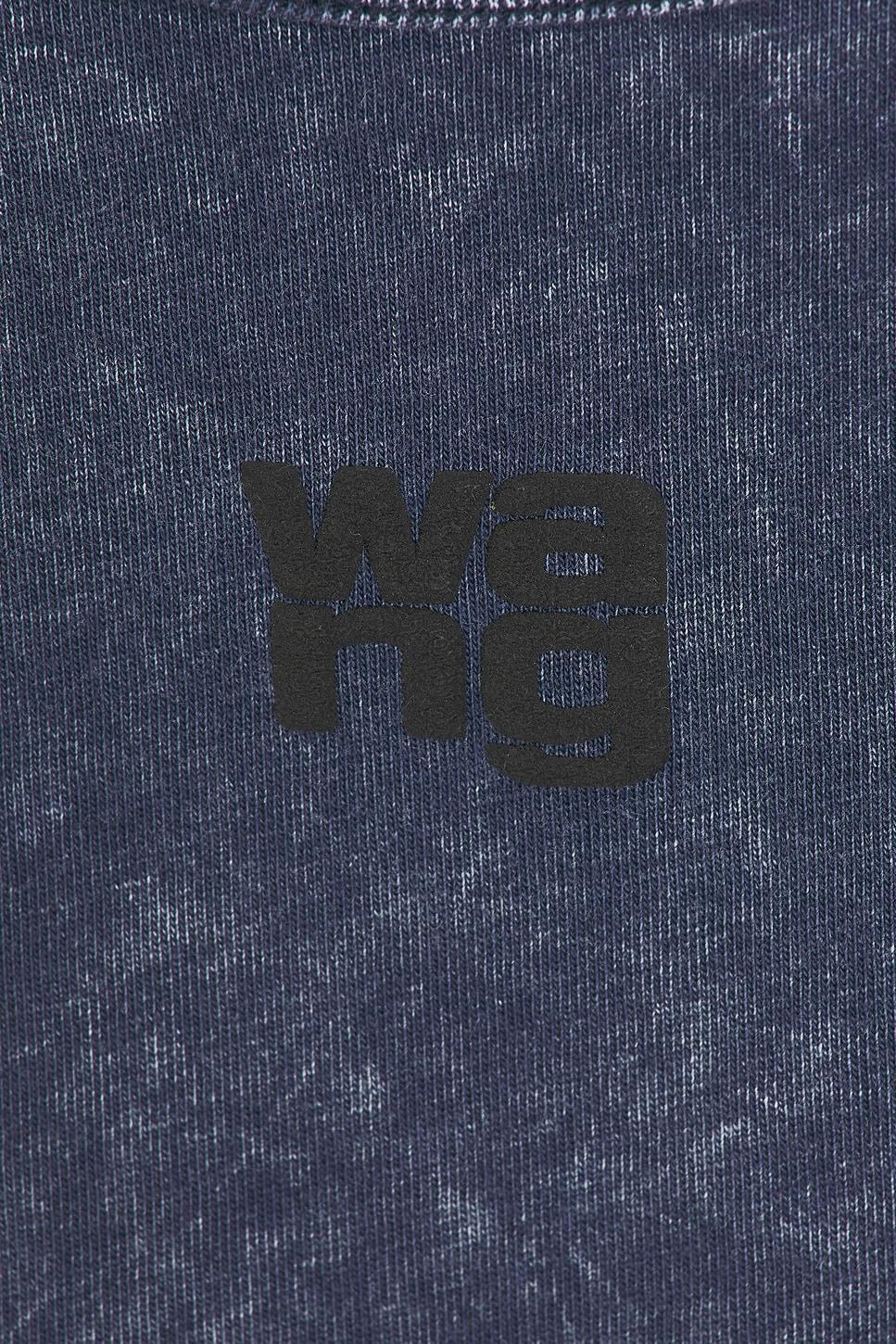 Essential Jersey Shrunk Tee With Puff Logo Alexander Wang Product Image