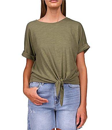 Sanctuary All Day Tie Front Tee Product Image