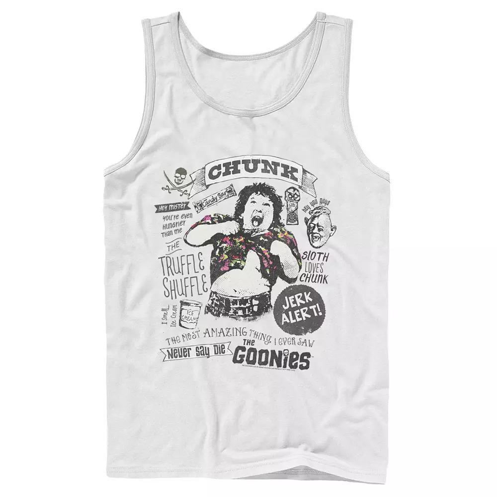 Mens The Goonies Chunk & Sloth Things Text Tank Top Product Image