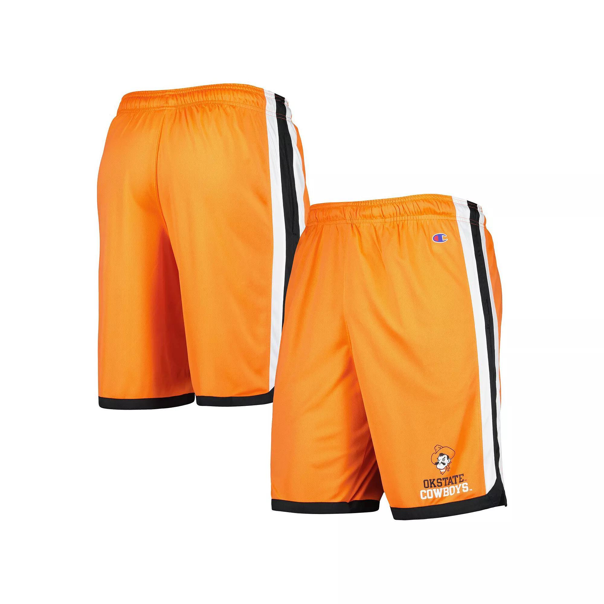 Men's Champion Orange Oklahoma State Cowboys Basketball Shorts, Size: XL Product Image