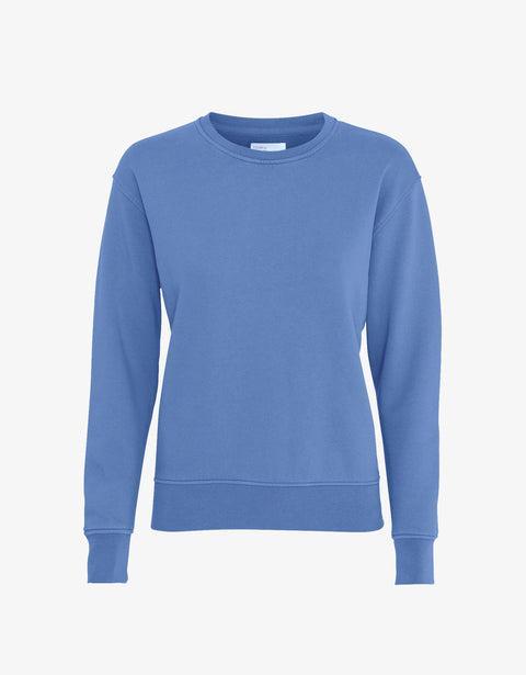 Women Classic Organic Crew - Sapphire Blue Product Image