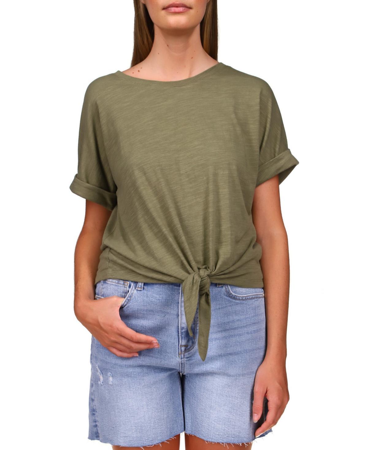 Sanctuary All Day Tie Front Tee Product Image