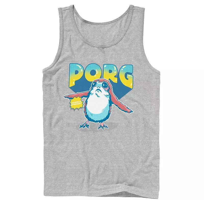Mens Star Wars Porg Chewbacca Approved Comic Portrait Tank Top Product Image