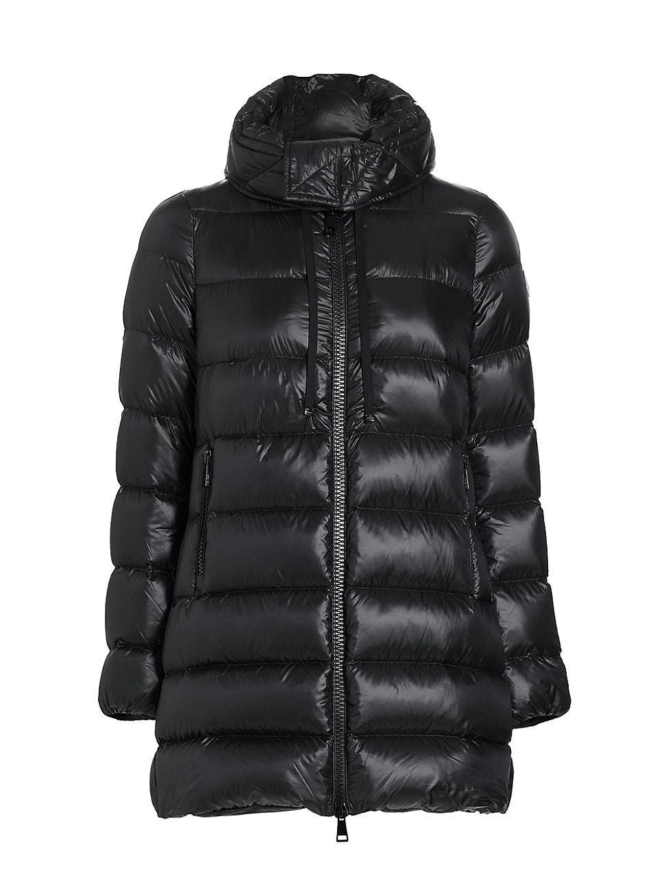 Suyen Down Quilted Nylon Hooded Parka Product Image