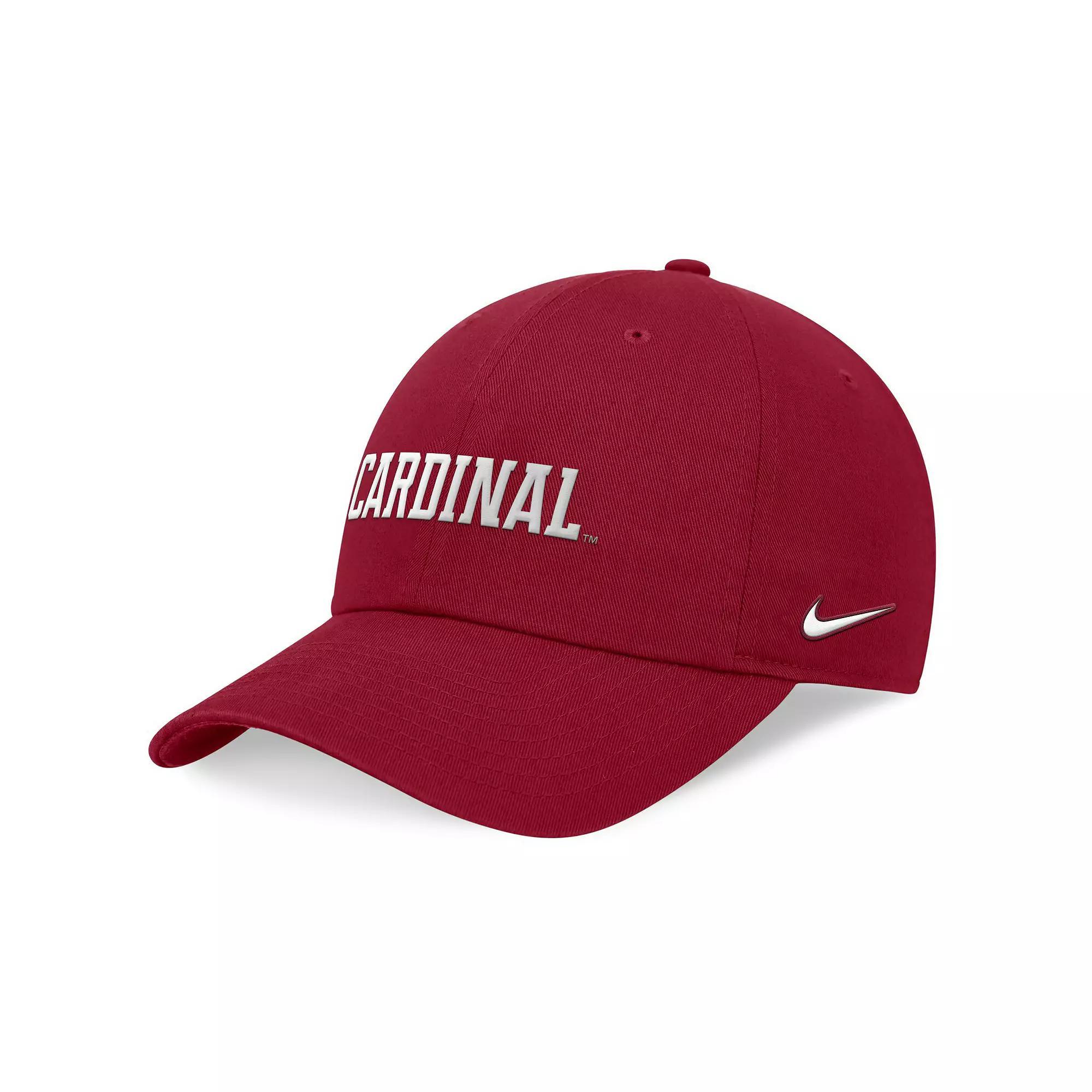 Men's Nike  Red St. Louis Cardinals Primetime Print Club Adjustable Hat, Size: Small/Medium Product Image