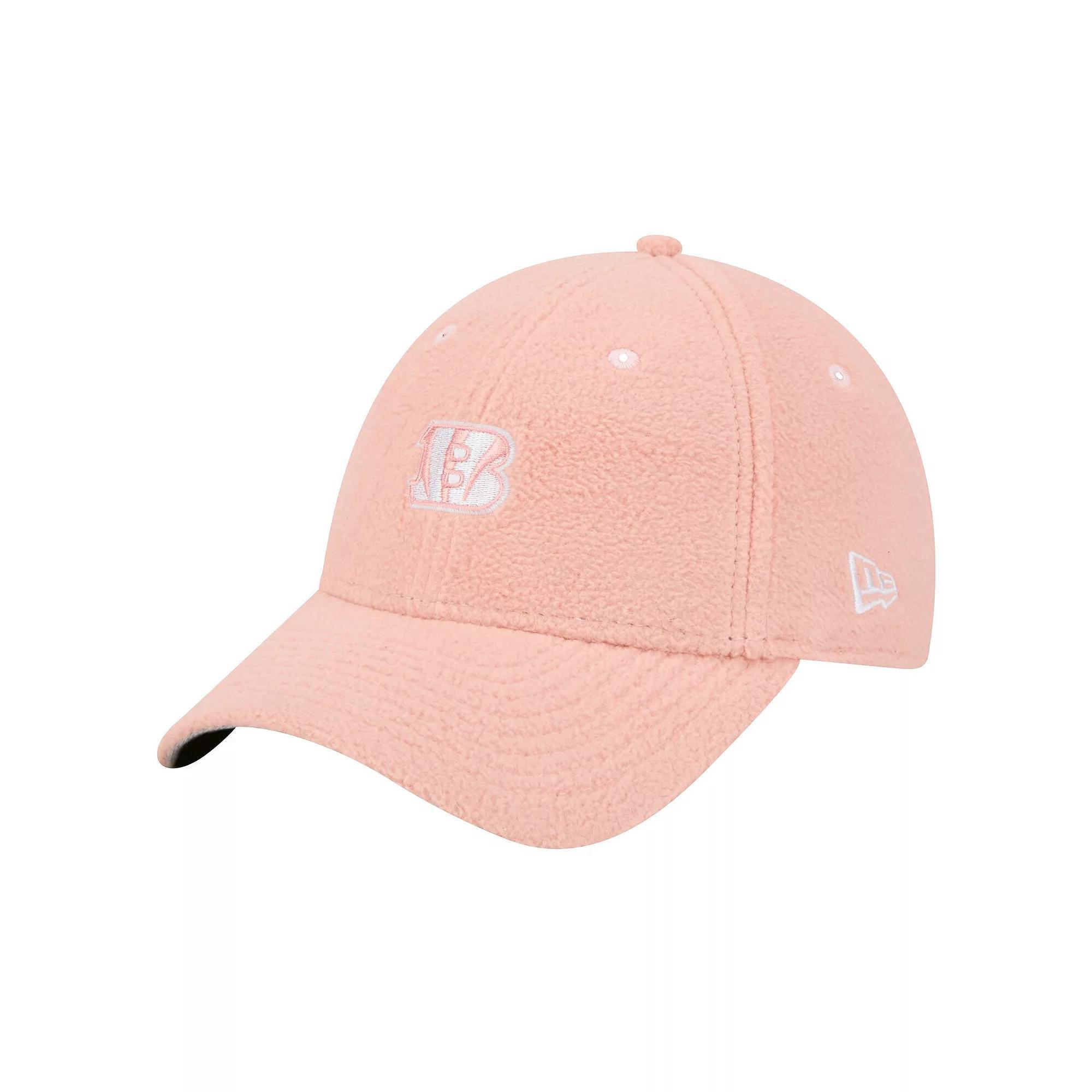 Women's New Era Light Pink Cincinnati Bengals Cozy Sherpa 9FORTY Adjustable Hat Product Image