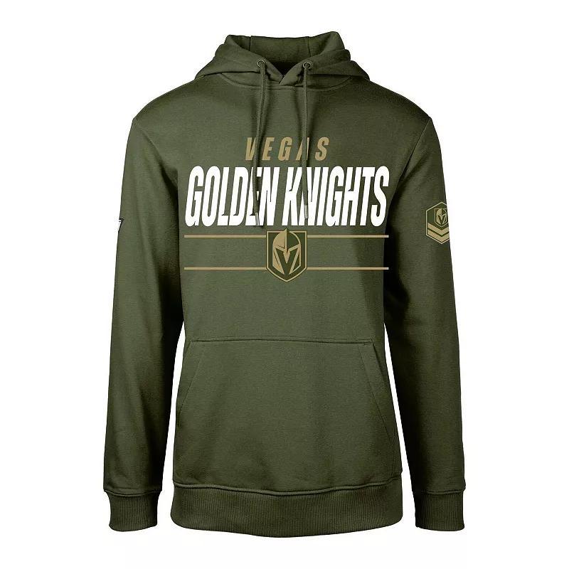 Youth Levelwear Olive Vegas Golden Knights Podium Fleece Pullover Hoodie, Boy's, Size: YTH Large, Lvk Team Product Image