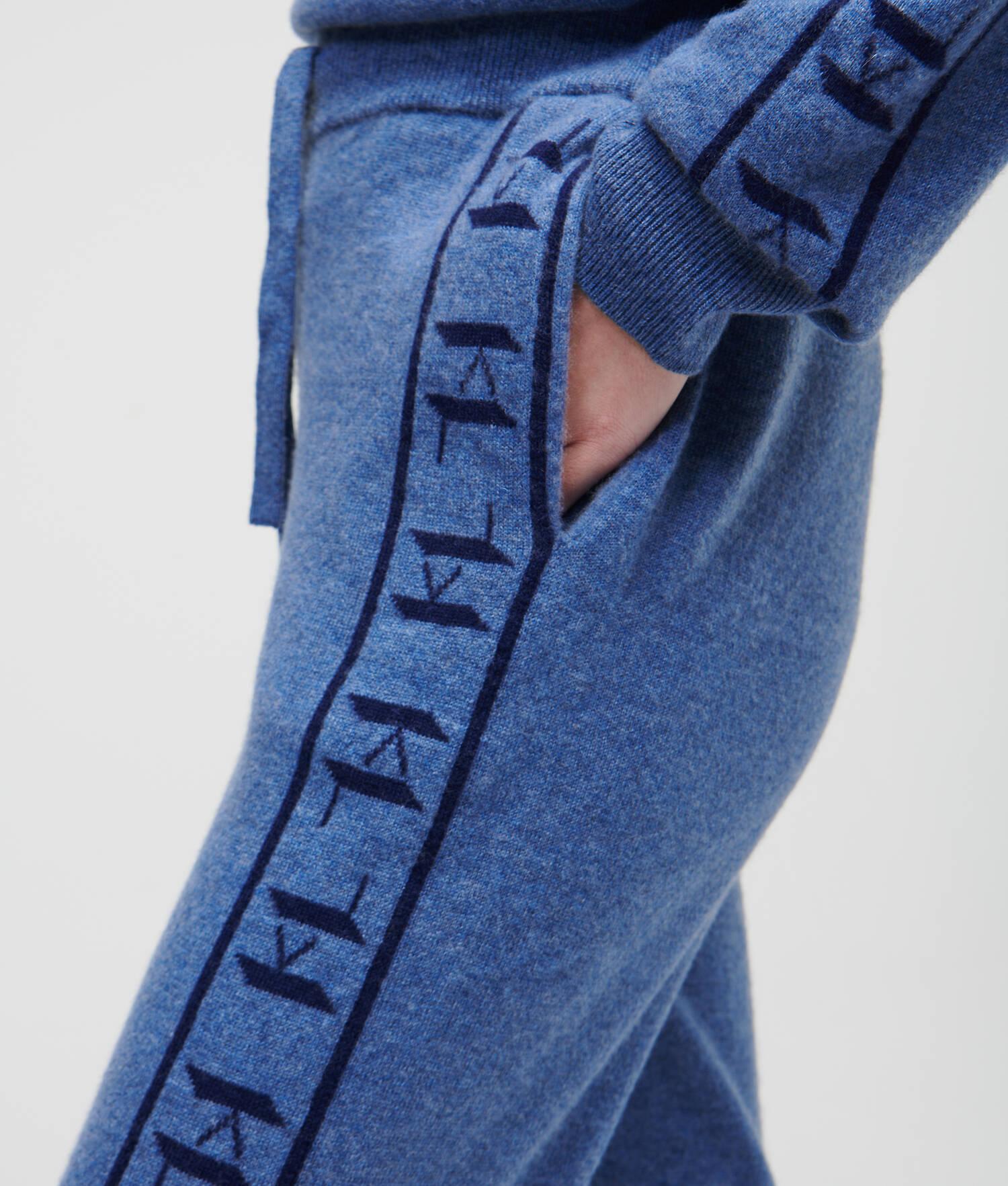 CASHMERE KL MONOGRAM JACQUARD SWEATPANTS Product Image